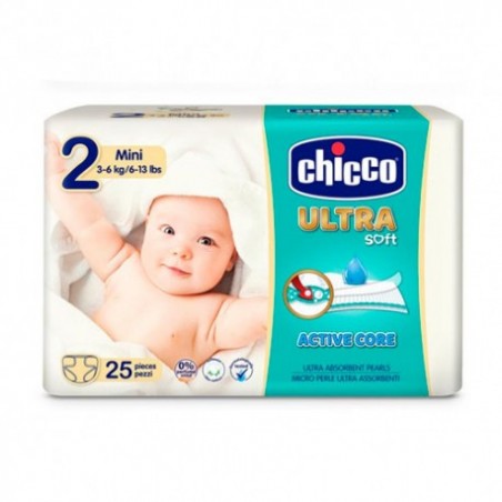 CHICCO PAÑAL ULTRA SOFT T2 3-6 KG