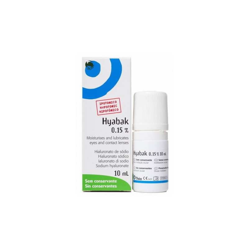 Hyabak Solución hidratante para lentes de contacto 10 ml